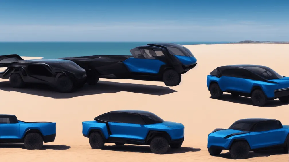 Tesla Cybertruck застряг у піску на пляжі: пригода закінчилася хаосом
