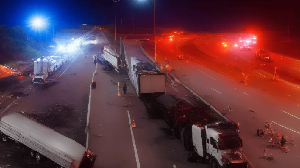 Аварія на A24: Автомобіль врізався у важкий транспорт