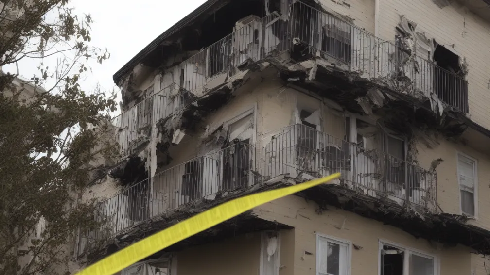 У Мангаймі обвалився балкон