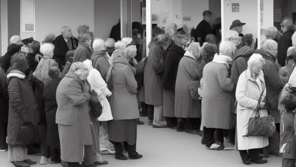 Величезні черги в Біттерфельді: Люди годинами чекають на прийом до лікаря