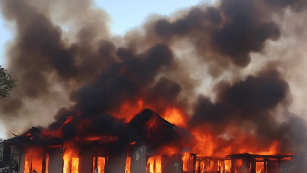У Гамбурзі – зловмисники, які підпалили школу, залишили кривавий слід
