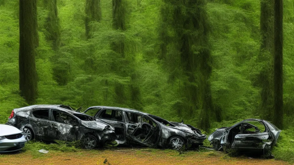 Аварія в Аденау: Автомобіль злетів у ліс