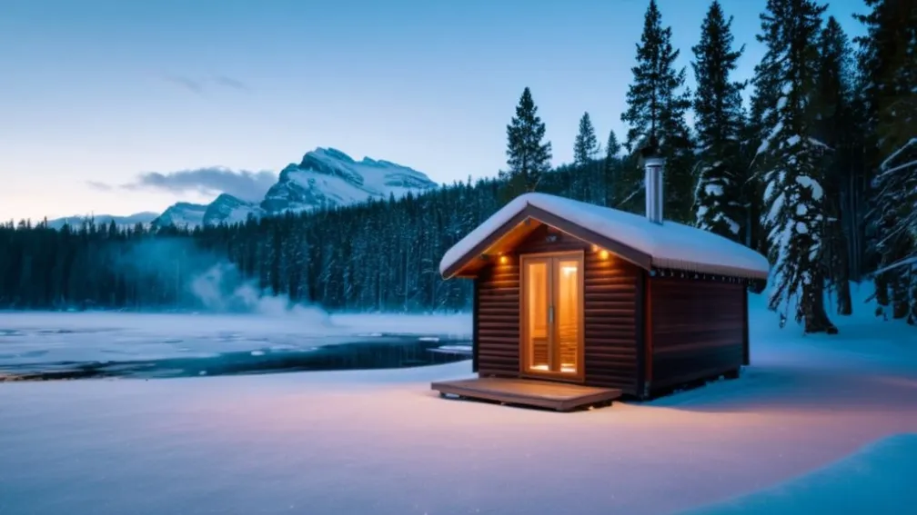 Лола Вайпперт занурилася в крижану воду після сауни у Фінляндії