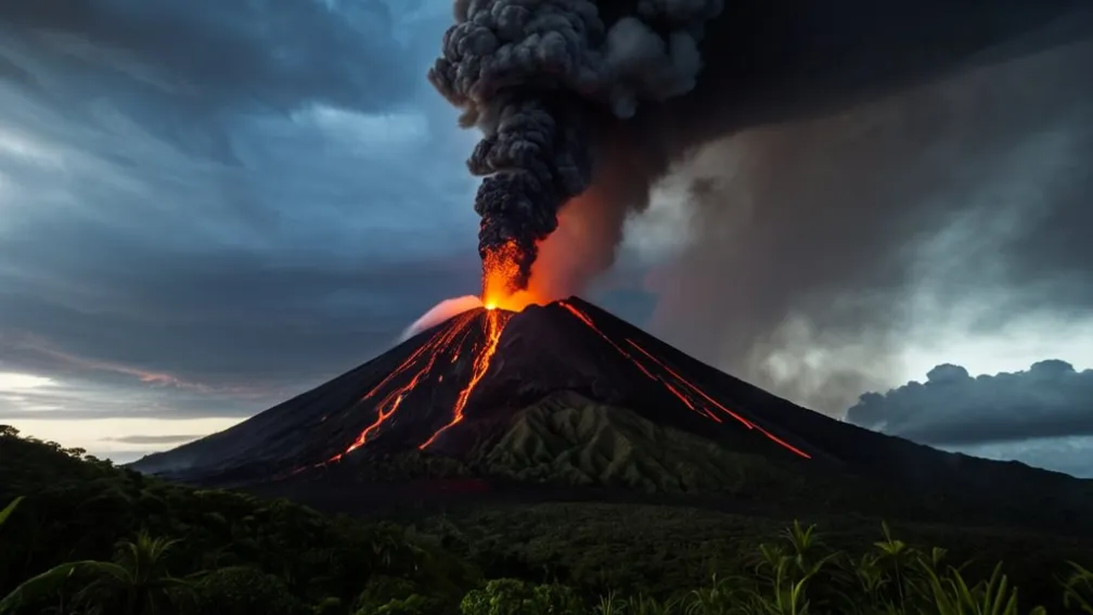 Вулкан Семеру в Індонезії: Найвищий рівень небезпеки через потужне виверження