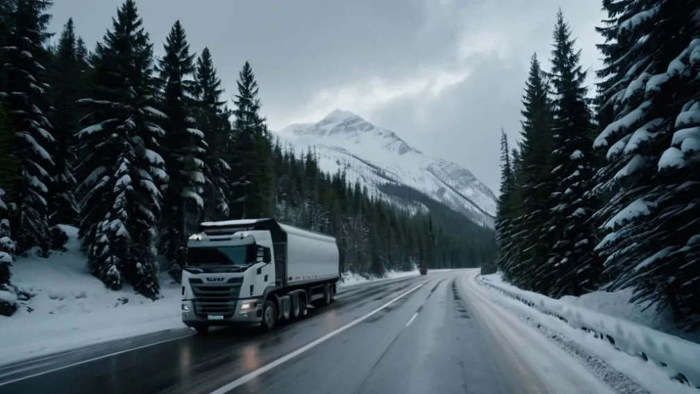 Снігопади та ожеледиця: Вантажівки застрягли на дорогах Південної Тюрінгії