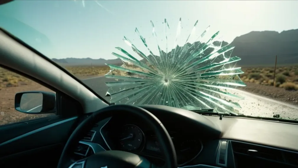 Брутальний інцидент: офіцер ICE розбив скло автомобіля під час контролю