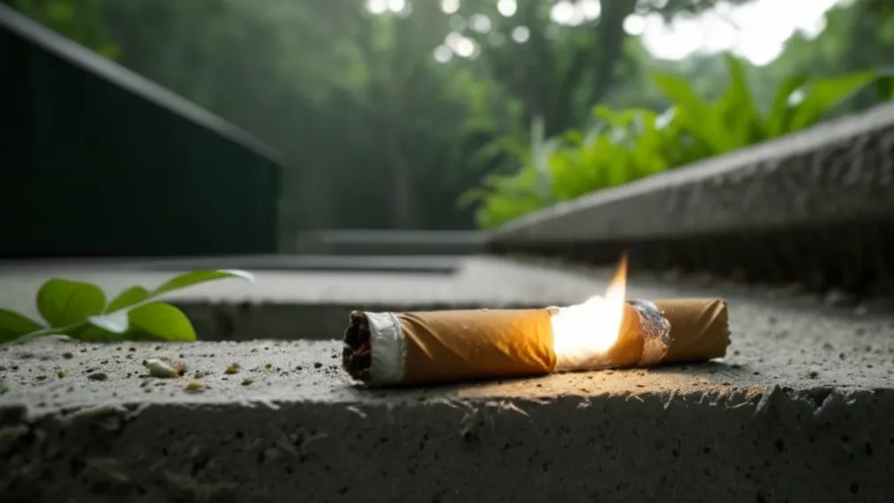 Дивовижний інцидент у зоопарку: Горила палить цигарку на очах у відвідувачів