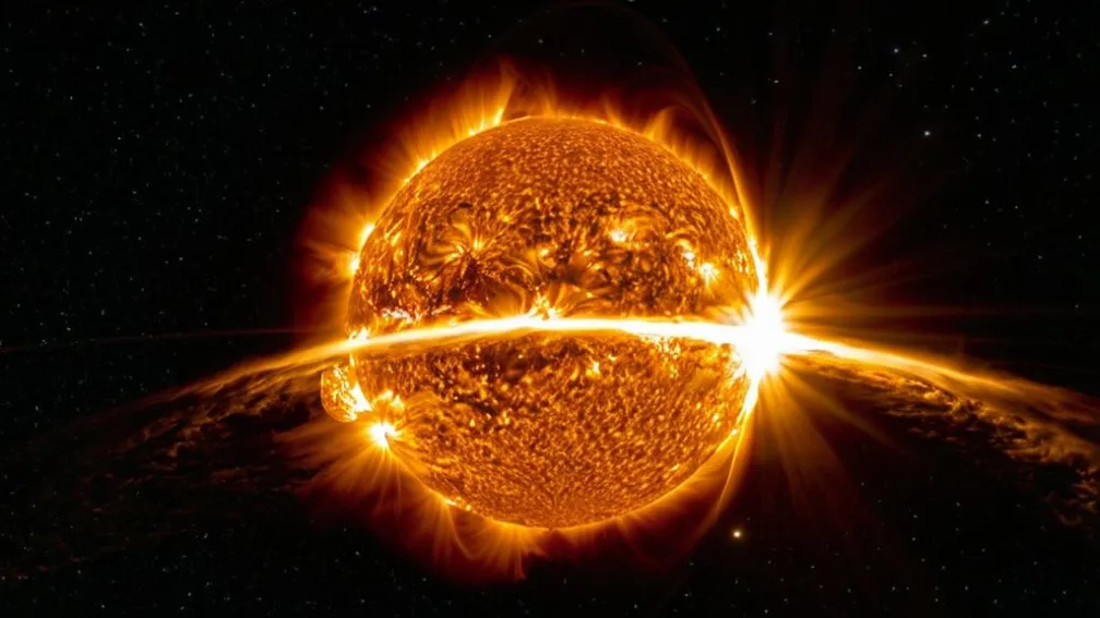 Гігантська сонячна пляма, вдесятеро більша за Землю, наближається до нашої планети