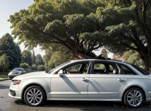 У Дюссельдорфі дерево впало на Audi: 22-річний водій отримав тяжкі травми, дивом вижив