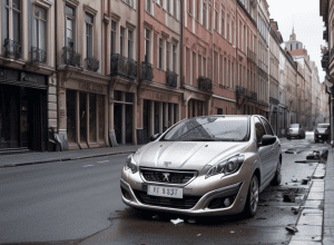 Вибух у Німеччині: Пошкоджено припаркований автомобіль Peugeot у Пфорцгаймі
