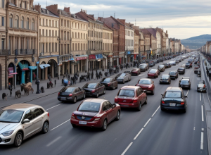 У Німеччині п'ять коней втекли та паралізували рух у місті Ротвайль