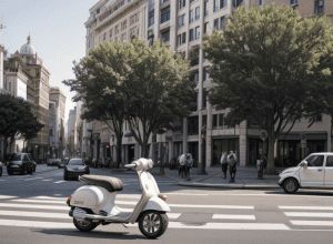 У Франкфурті водій скутера Vespa атакував автомобіліста перцевим пістолетом