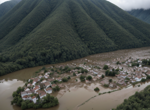 Затоплене село у Швейцарії: Блаттен пішов під воду через зсув, 300 мешканців евакуйовано