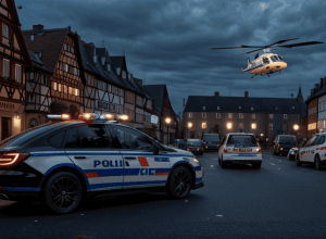 У Німеччині поліція Зіке затримала грабіжника після нічної погоні з вертольотом