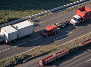 Важка ДТП на трасі A30 в Німеччині: 81-річний водій перекинувся після зіткнення з вантажівкою