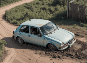 У Німеччині 88-річна водійка на Volkswagen врізалася у стовп на польовій дорозі