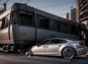 Серйозна ДТП у Дортмунді: автомобіль Audi врізався у трамвай, є постраждалі
