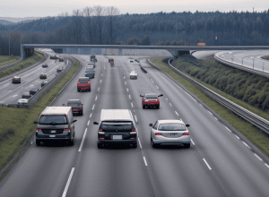 На німецькій автотрасі A6 фура спричинила ДТП та втекла з місця пригоди