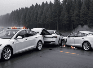 Смертельна ДТП у Німеччині: Tesla врізалася під вантажівку на трасі A1, водій загинув