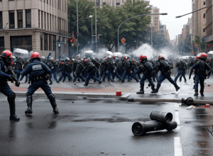 Безлади на пропалестинській демонстрації в Берліні: постраждали поліцейські, застосовано водомети