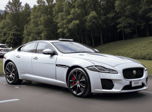 У Німеччині невідомий пошкодив Jaguar на парковці готелю та втік