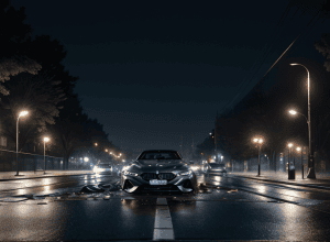 Аварія в Берліні: 21-річний водій розбив орендований BMW M8 на тротуарі, є підозра у незаконних перегонах