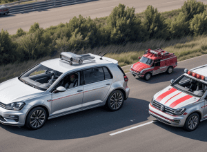 У Німеччині VW Golf з молодими людьми перекинувся через перевищення швидкості: п'ятеро постраждалих