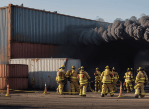 У Гамбурзі ліквідували витік п'яти тонн соляної кислоти на заводі