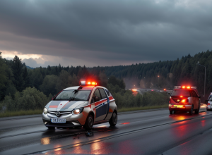 Важка ДТП на автобані А40 у Німеччині: Opel перекинувся, є тяжкопоранені. Є підозра на алкоголь