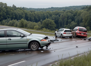 Аварія на трасі А81 у Німеччині: Водійка врізалася у VW після небезпечного обгону