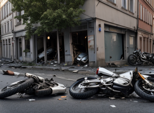 У Німеччині викрадений мотоцикл розбився після погоні поліції: винуватець втік пішки