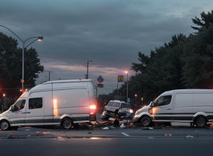 У Франкенталі, Німеччина, швидка допомога зіткнулася з Mercedes Sprinter на перехресті