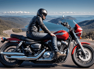 Небезпечна поїздка: Мотоциклістка пристебнула собаку до грудей в Австралії