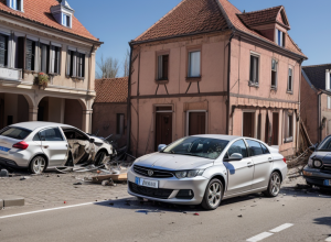 Аварія в Дельменгорсті: Автомобіль в'їхав у стіну будинку, є постраждалі