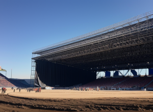 Фестиваль Rock am Ring на Нюрбургрінгу: сцена зводиться за допомогою 1500 тонн сталі