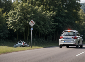 У Німеччині п'яний пасажир побив водійку-колегу, викрав авто та розбився