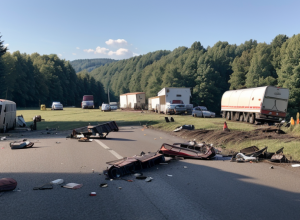 Аварія у Німеччині: Перекинувся причіп з людьми в Саксонії, 11 постраждалих