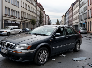 У німецькій Гері з припаркованого авто викрали готівку, розбивши скло