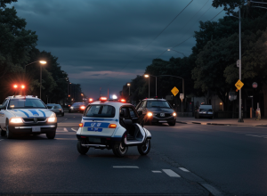 У Німеччині поліція зупинила двох нетверезих водіїв у Сезені: один на авто, інший на електросамокаті