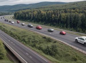 Аварія на автобані A65 в Німеччині: водій заснув за кермом