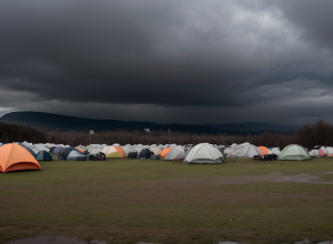 Холод, дощ та лише 8 градусів: Погода не сприяє легендарному фестивалю Rock am Ring у Німеччині