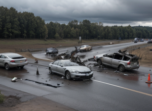 У Нойенбурзі 24-річний водій перекинувся на авто: є постраждалий