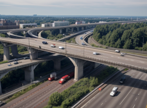 Смертельна ДТП у Німеччині: вантажівка згоріла на мосту, автобан A5 перекрито