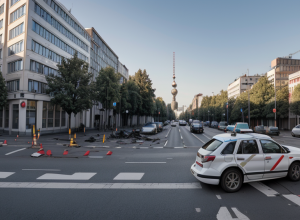 Аварія у Берліні: Мотоцикліст у небезпечному для життя стані після зіткнення зі швидкою