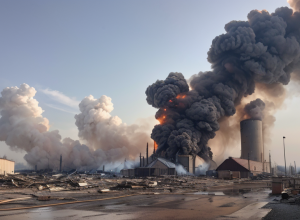 У Німеччині масштабна пожежа: поліція підозрює підпал на ґрунті антисемітизму через прапори Ізраїлю