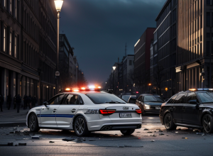 У Берліні 17-річний водій Audi влаштував гонитву та протаранив поліцейське авто: є поранені поліцейські