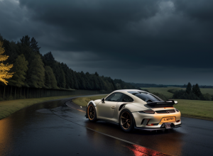 На трасі в Німеччині елітний Porsche 911 GT3 RS злетів у кювет з 15 метрів: авто знищено вщент