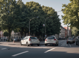 У Німеччині підліток на електросамокаті врізався в авто та втік з місця ДТП