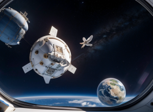 SpaceX Ілона Маска відправила нову приватну місію на МКС: міжнародний екіпаж та плюшевий лебідь на борту