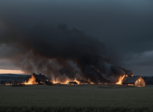 Жахлива пожежа на стайні поблизу Оснабрюка, Німеччина: загинули п'ять коней